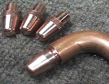 UPPER TONG TIPS for SPOT WELDERS